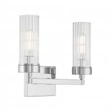 ELK Home Plus 2612-CH-CL - Lida 14'' Wide 2-Light Vanity Light - Chrome