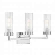 ELK Home Plus 2613-CH-CL - Lida 21'' Wide 3-Light Vanity Light - Chrome