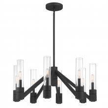 ELK Home Plus 6518-BS-CL - Rohe 28'' Wide 8-Light Chandelier - Black Sand