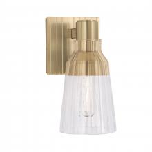 ELK Home Plus 8157-SB-CL - Carnival 9'' High 1-Light Sconce - Satin Brass