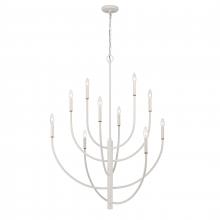 ELK Home Plus 82019/10 - Continuance 42'' Wide 10-Light Chandelier - White Coral