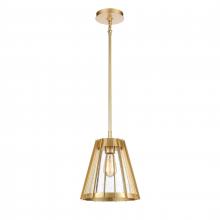 ELK Home Plus 82105/1 - Open Louvers 10'' Wide 1-Light Pendant - Champagne Gold