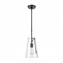 ELK Home Plus 82155/1 - Trustle 7'' Wide 1-Light Mini Pendant - Matte Black