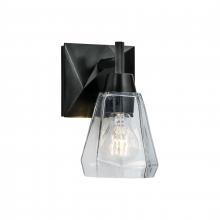 ELK Home Plus 8281-ADB-CL - Arctic 8.5'' High 1-Light Sconce - Acid Dipped Black