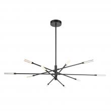 ELK Home Plus 85038/LED - Light Streak 55.5'' Wide 10-Light Chandelier - Matte Black