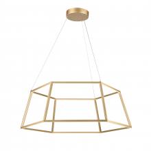 ELK Home Plus 85056/LED - Minimalist 23.25'' Wide LED Pendant - Soft Gold