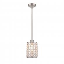 ELK Home Plus 85500/1 - Sagamore 6'' Wide 1-Light Mini Pendant - Brushed Nickel