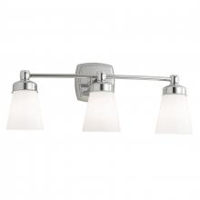 ELK Home Plus 8933-CH-SO - Soft Square 22.25'' Wide 3-Light Vanity Light - Chrome