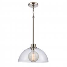 ELK Home Plus 89925/1 - Julian 14'' Wide 1-Light Pendant - Polished Nickel