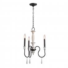 ELK Home Plus 90200/3 - Brownell 17'' Wide 3-Light Chandelier - Anvil Iron