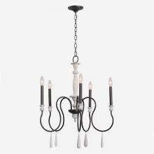 ELK Home Plus 90201/5 - Brownell 24.5'' Wide 5-Light Chandelier - Anvil Iron