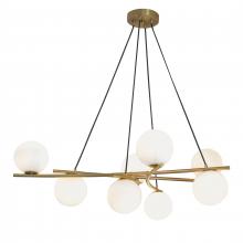 ELK Home Plus 9680-SB-OP - Perch 41.25'' Wide 8-Light Chandelier - Satin Brass