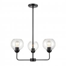 ELK Home Plus CN280326 - Boman 23'' Wide 3-Light Chandelier - Matte Black