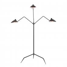 ELK Home Plus H0019-11103 - Risley 81.5'' High 3-Light Floor Lamp - Matte Black