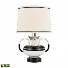 ELK Home Plus H0019-7995-LED - Luxor Gardens 18'' High 1-Light Table Lamp - White - Includes LED Bulb