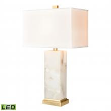 ELK Home Plus H0019-8006-LED - Helain 27'' High 1-Light Table Lamp - White - Includes LED Bulb