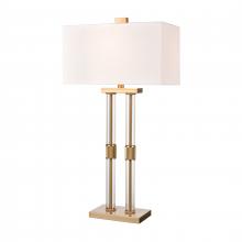 ELK Home Plus H0019-9567 - Roseden Court 34'' High 1-Light Table Lamp - Aged Brass