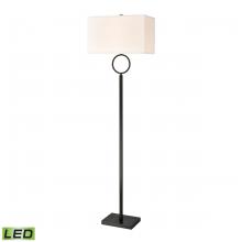 ELK Home Plus H019-7224-LED - Staffa 62'' High 1-Light Floor Lamp - Matte Black - Includes LED Bulb