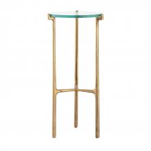 ELK Home Plus H0805-10878 - Bump Out Accent Table - Aged Brass