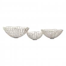 ELK Home Plus H0807-9794/S3 - Shore Weave Basket - Set of 3 Nickel