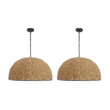 ELK Home Plus H0808-11138/S2 - Martin 30'' Wide 1-Light Pendant - Set of 2 Natural