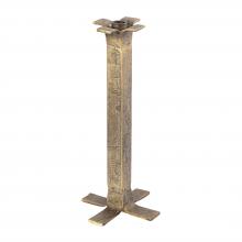 ELK Home Plus H0897-10927 - Splay Candleholder - Large Aged Brass