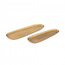 ELK Home Plus H0897-9846/S2 - Blain Tray - Set of 2 Brass (2 pack)