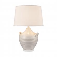 ELK Home Plus S0019-10343 - Oxford 25'' High 1-Light Table Lamp - White