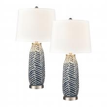 ELK Home Plus S0019-8035/S2 - Bynum Table Lamp - Set of 2 Navy