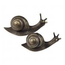 ELK Home Plus S0037-12133/S2 - Snail Object - Set of 2 - Bronze (2 pack)