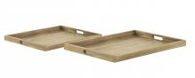 ELK Home Plus S0805-7447/S2 - Akin Tray - Set of 2 Natural