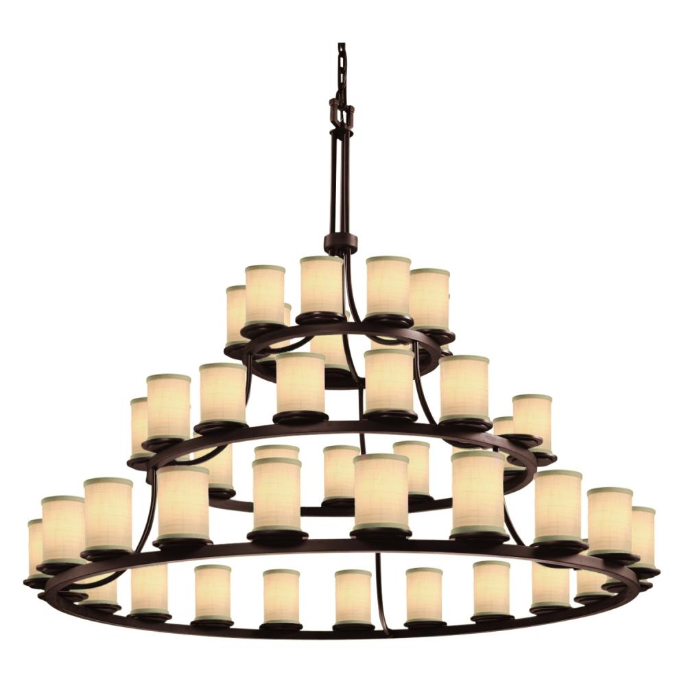 Dakota 45-Light 3-Tier Ring LED Chandelier