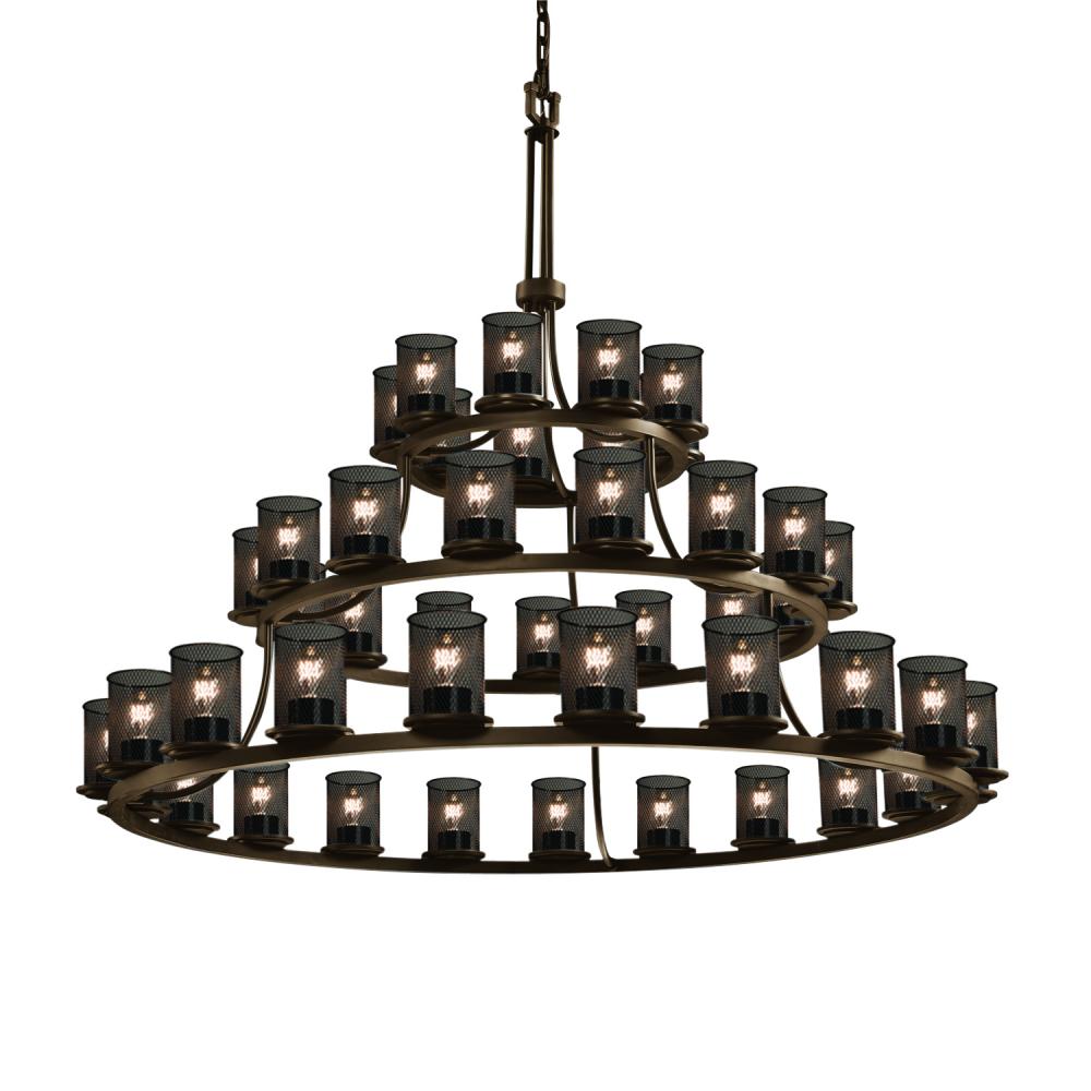 Dakota 45-Light 3-Tier Ring Chandelier