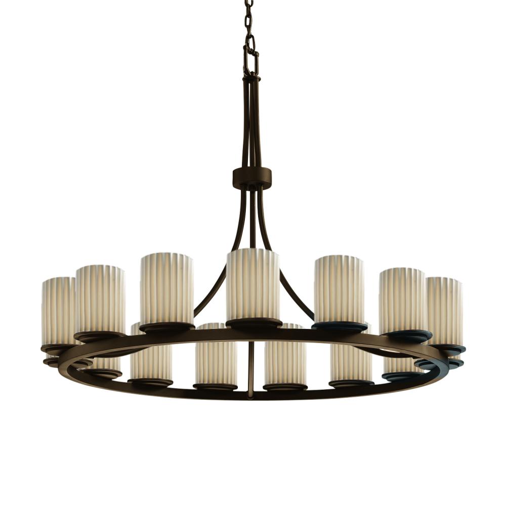 Dakota 15-Light 1-Tier Ring Chandelier