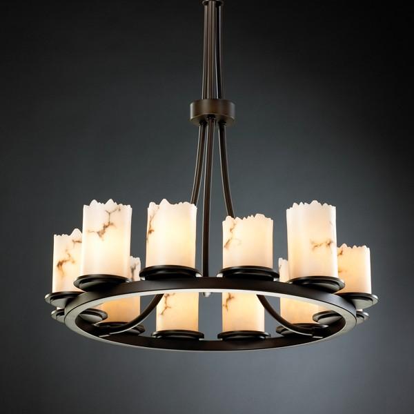 Dakota 12-Light Ring Chandelier (Tall)