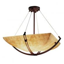 Justice Design Group CLD-9724-25-DBRZ - 36" Pendant Bowl w/ Crossbar