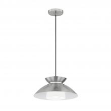 Justice Design Group FSN-4187-OPAL-NCKL - Noreen 14" 1-Light Pendant