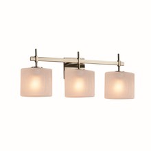 Justice Design Group FSN-8413-30-FRCR-NCKL - Union 3-Light Bath Bar