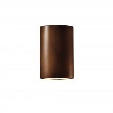 Justice Design Group CER-1885-ANTC-LED1-1000 - Cylinder LED Corner Sconce