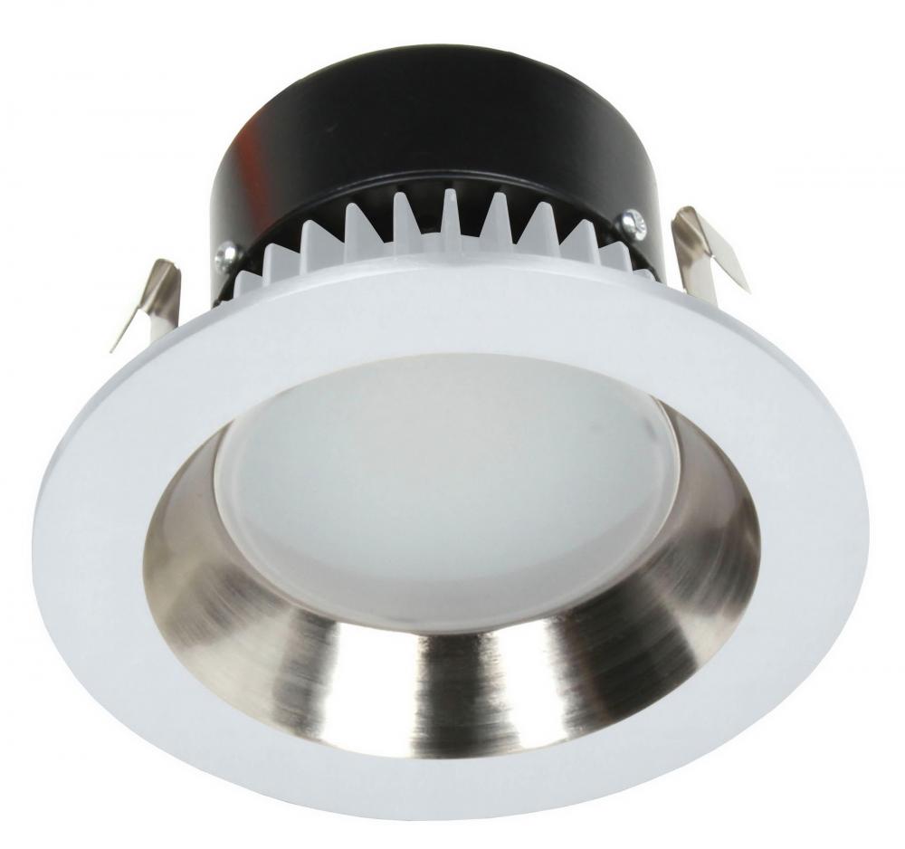 Recesso 4" Reflector Satin Nickel/White