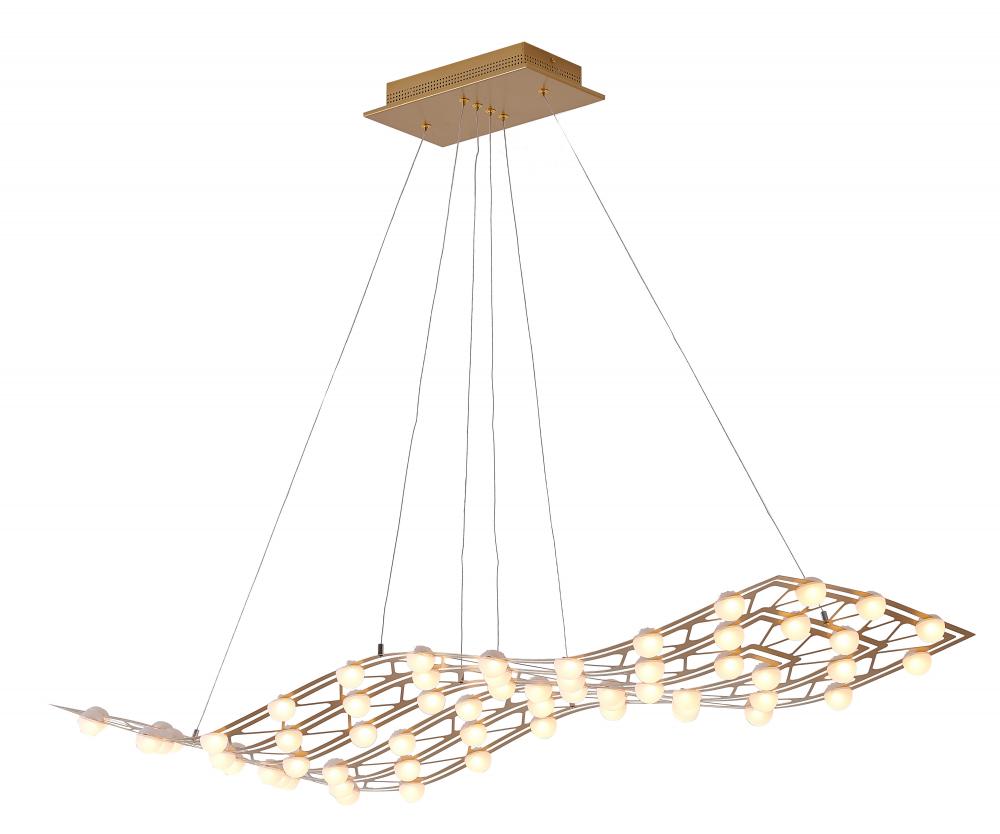 LED Chandelier Gold