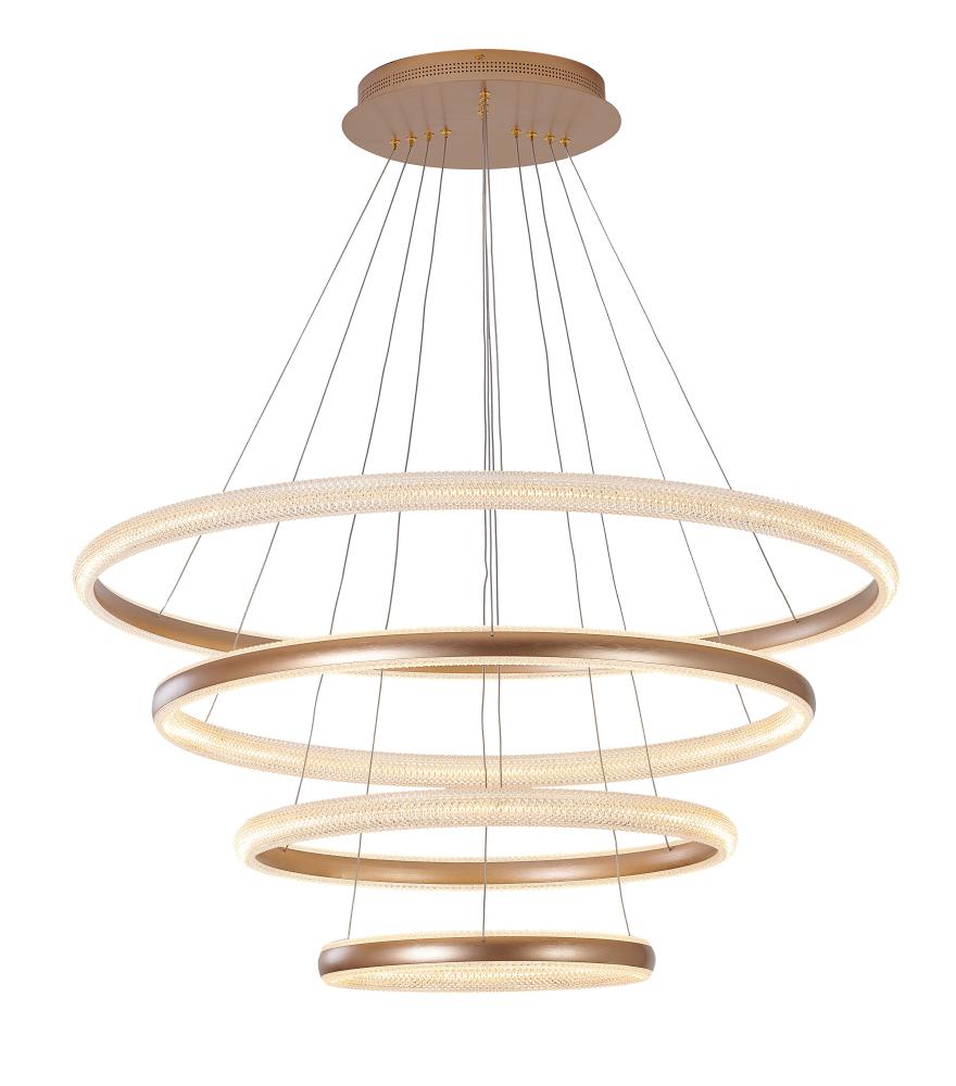 LED Chandelier Gold