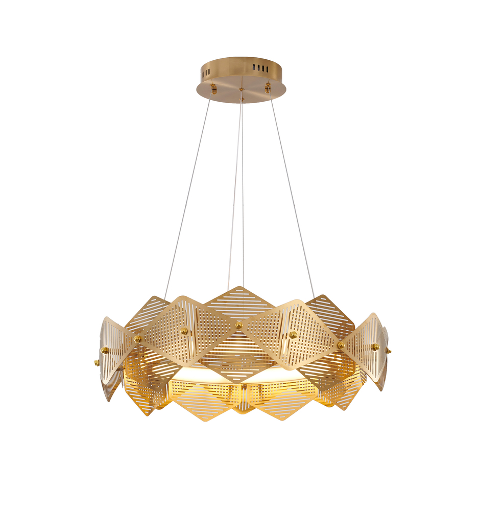 Brass LED Chandelier