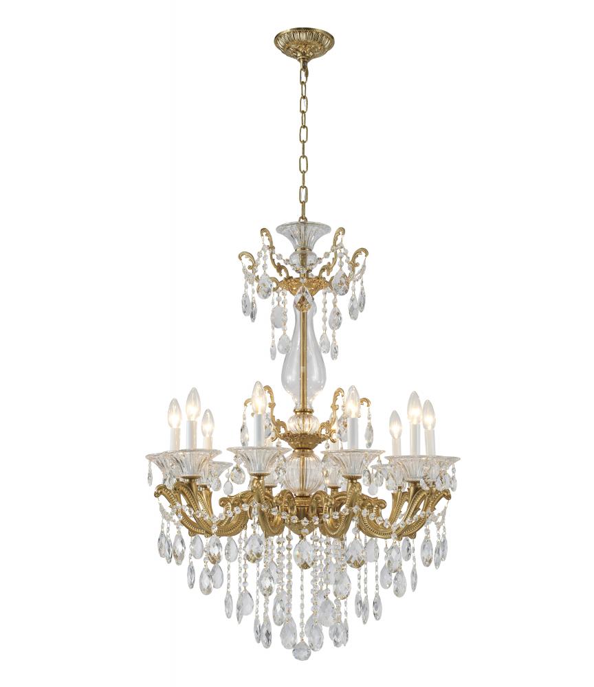 Chandelier Antique Brass