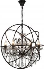 Bethel International 9849/6P - Black Chandelier