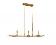 Bethel International DU105G - Chandelier Matte Brass