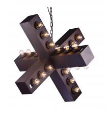 Bethel International DU81 - Chandelier Black