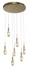 Bethel International FT86C18A - LED Chandelier  Aluminum & Glass