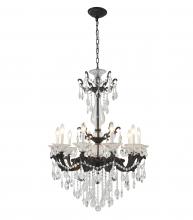 Bethel International LA50C28BLK - Chandelier Satin Black