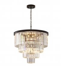 Bethel International LA82C24B - Chandelier Black